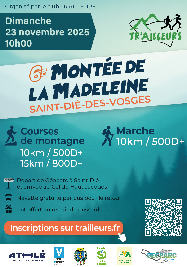 Flyer Montée de la Madeleine 2025