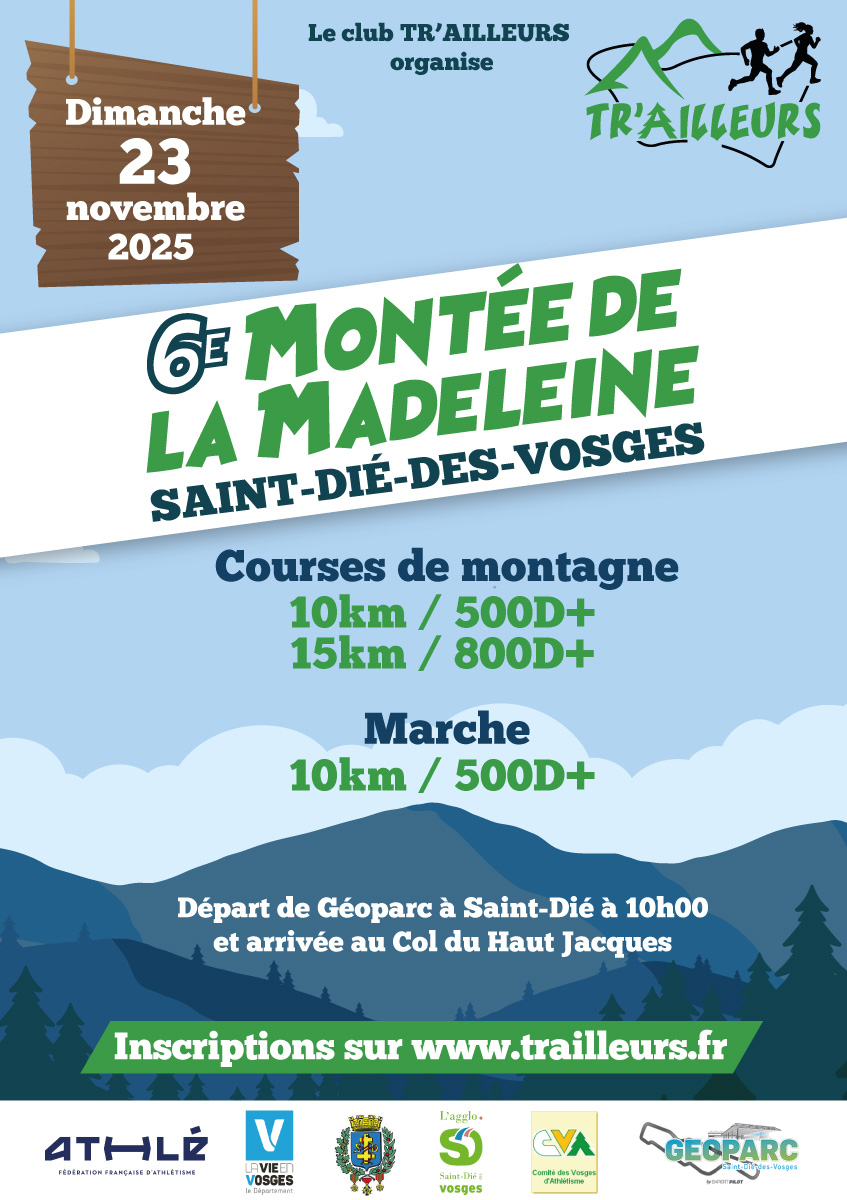 Flyer Montée de la Madeleine 2025